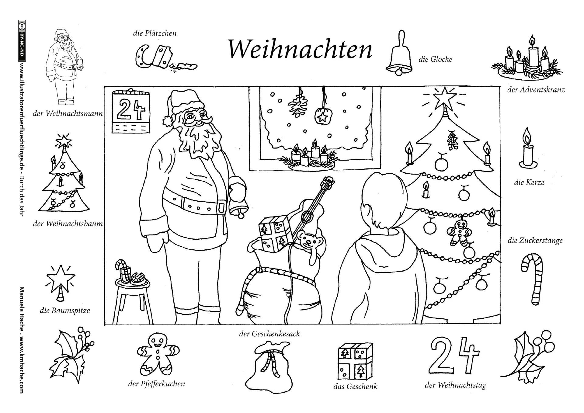 Weihnachten arbeitsblätter. Символы немецкого Рождества на немецком. Лексика на тему Рождество на немецком. Лексика по теме Weihnachten для детей. Раскраски символы немецкого Рождества.